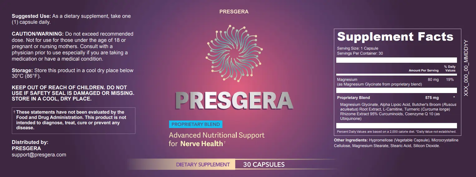 Presgera Scientifically Formulated